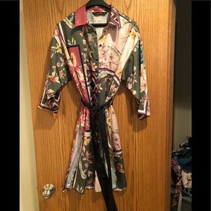 Zara printed tunic top. NWOT